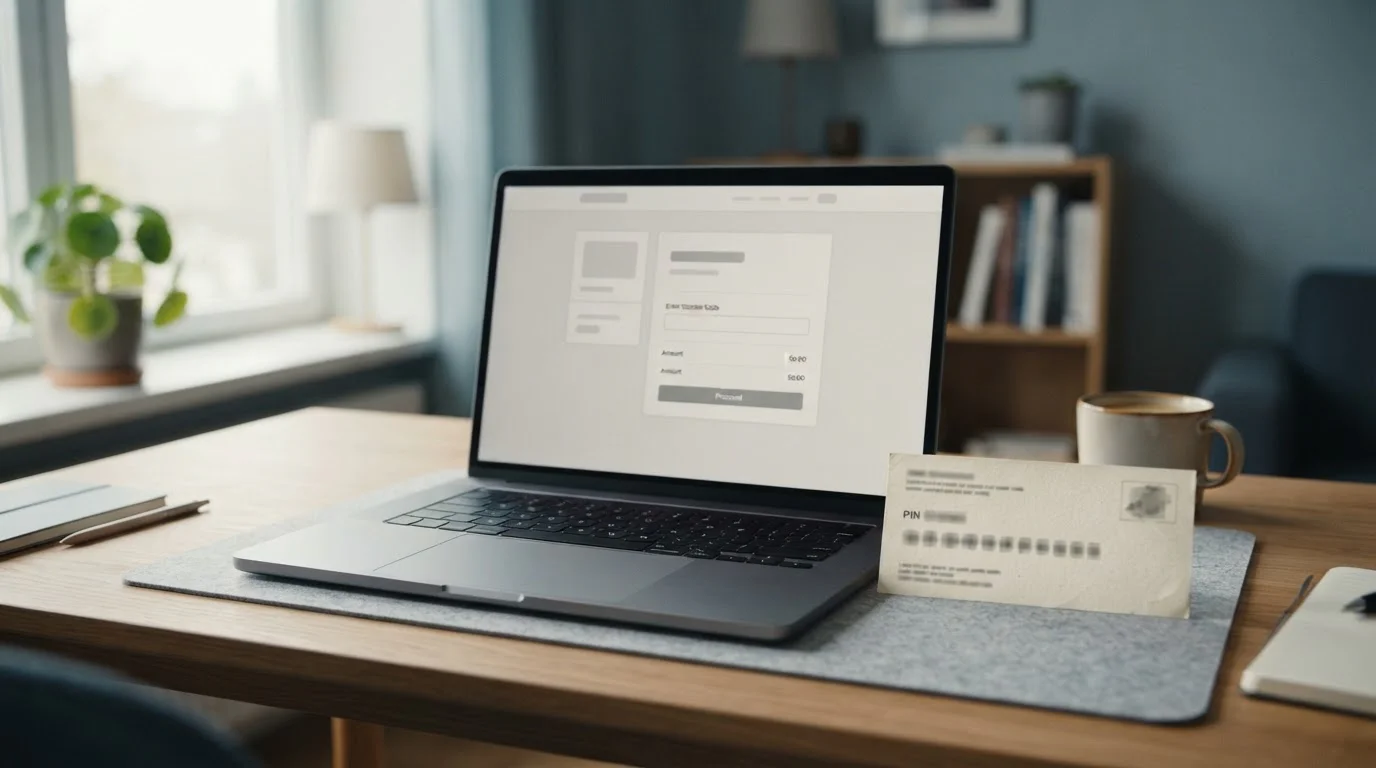 Předplacený poukaz paysafecard a notebook s pokladnou online kasina