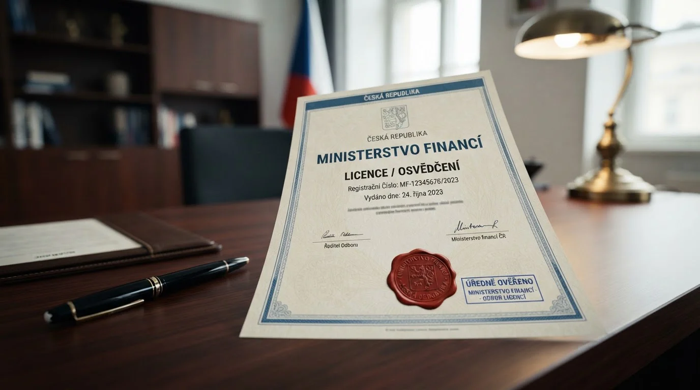 Oficiální dokument s licencí Ministerstva financí ČR