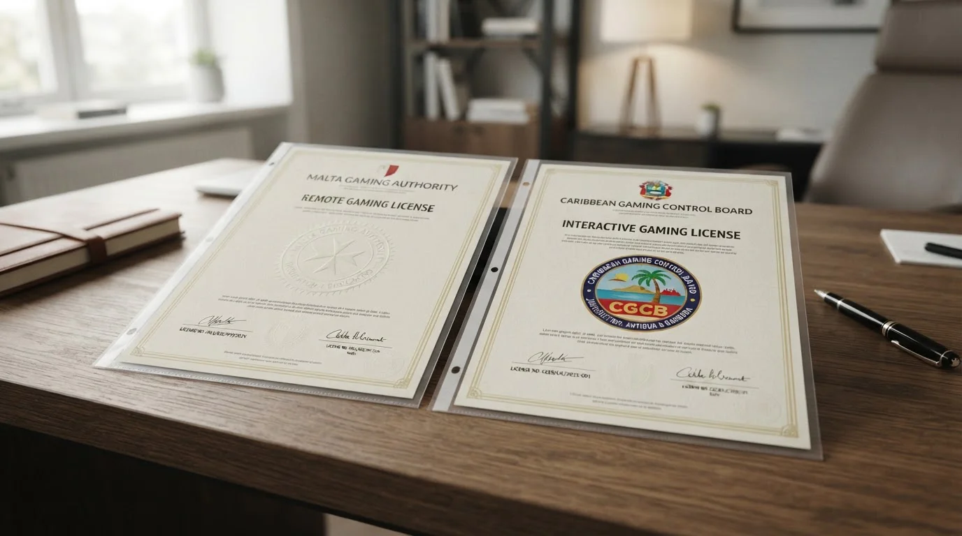 Porovnání licencí Malta Gaming Authority a Curaçao