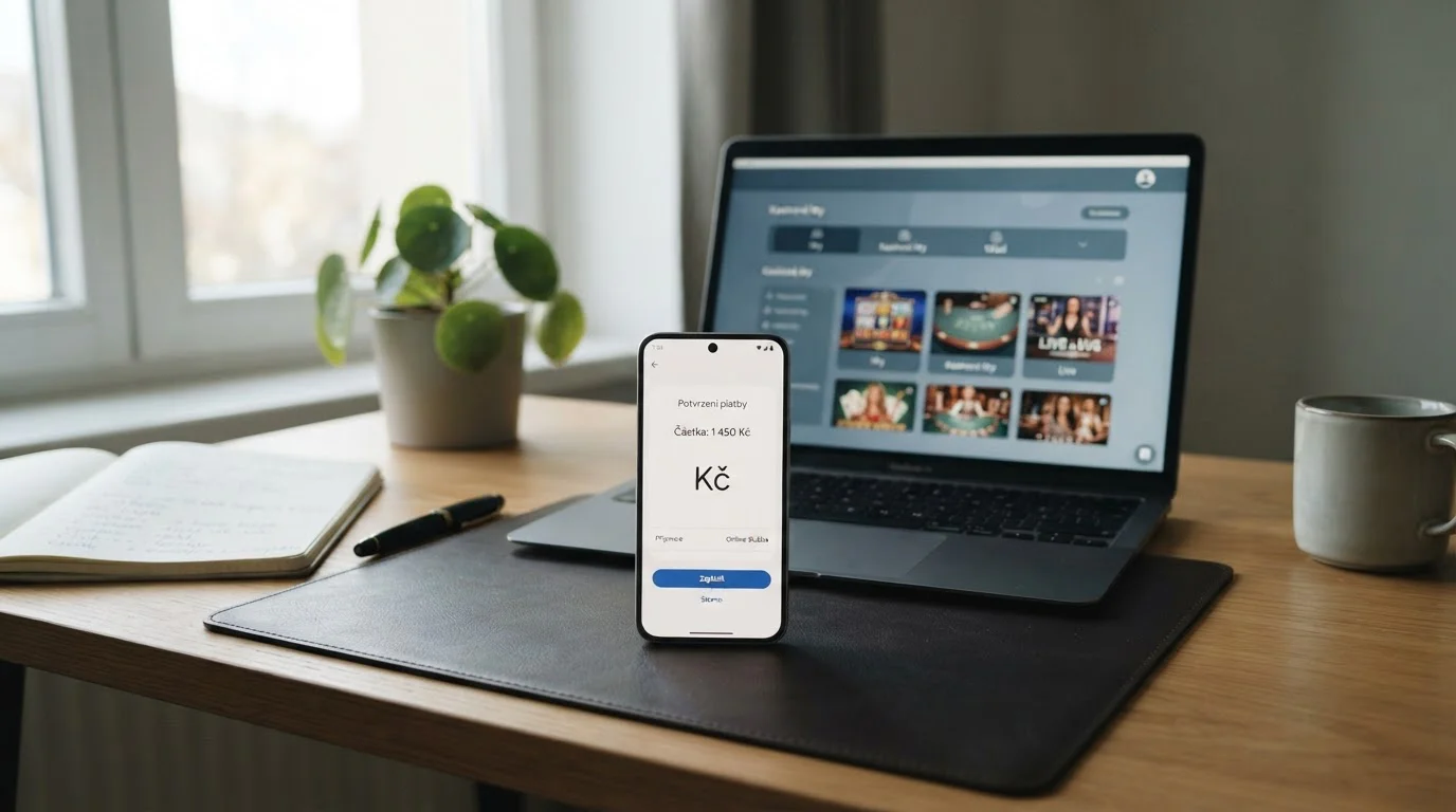 Mobilní platba v českém online kasinu s realistickým pohledem