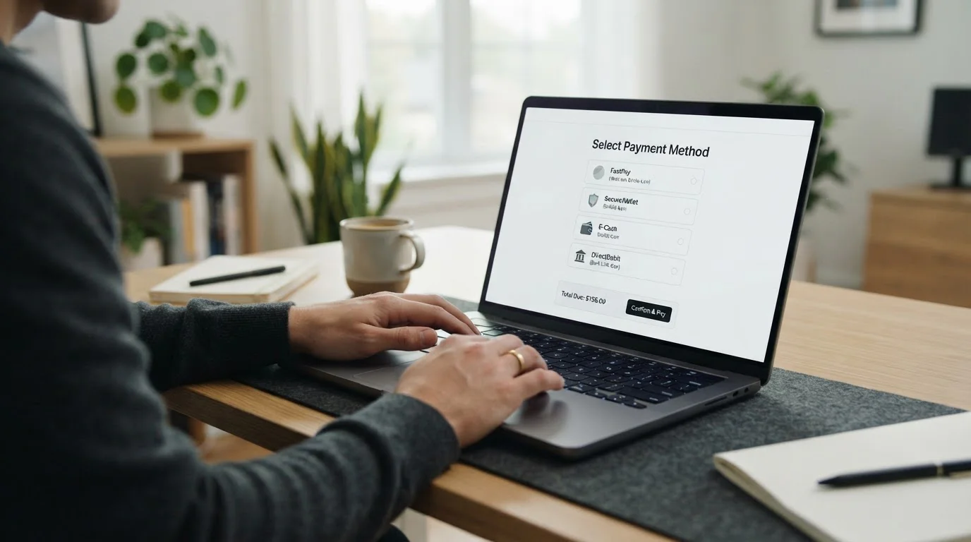 Výběr platební metody e-peněženky Skrill Neteller
