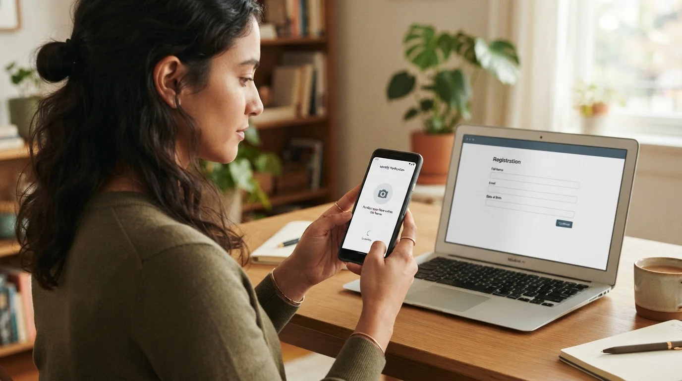 Ověření totožnosti přes bankovní identitu při registraci v online kasinu