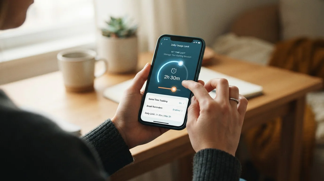 Nastavení limitů zodpovědného hraní v mobilní aplikaci