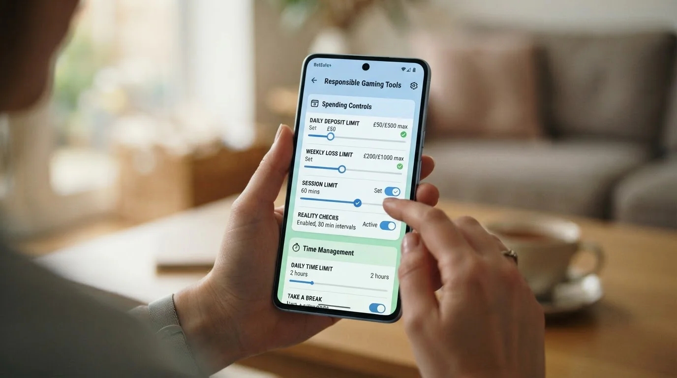Nastavení limitů zodpovědného hraní v mobilním kasinu